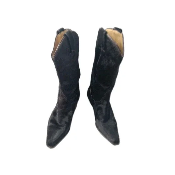 Donald J Pliner Calf Hair Boots Women's Size 6 Brown Retail $475